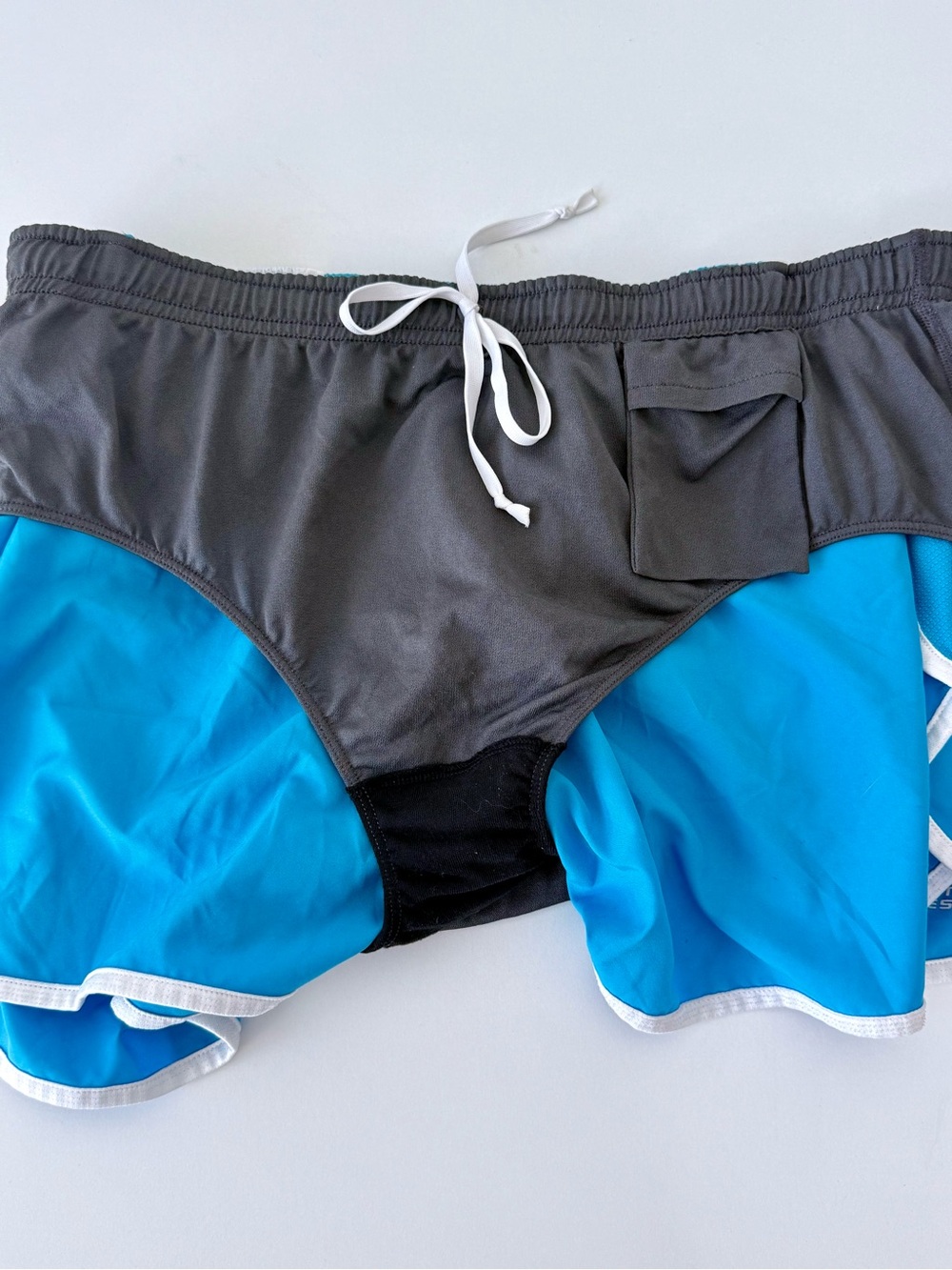 The North Face Women’s Flight Series Running Shorts Blue White Trim -Size Large - Picture 8 of 13